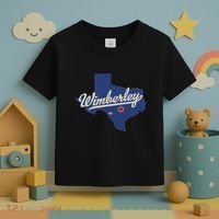Wimberley Texas Tx Map Toddler T-Shirt thumb 3