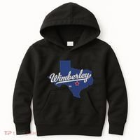 Wimberley Texas Tx Map Kids Hoodie thumb 0