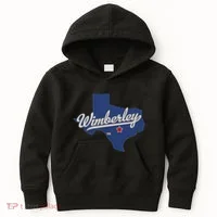 Wimberley Texas Tx Map Kids Hoodie thumb 0