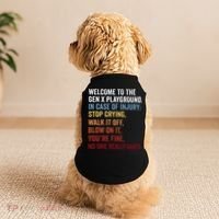 Welcome to the Gen X Playground Generation X 1980 Millennial Doggie Tank thumb 2