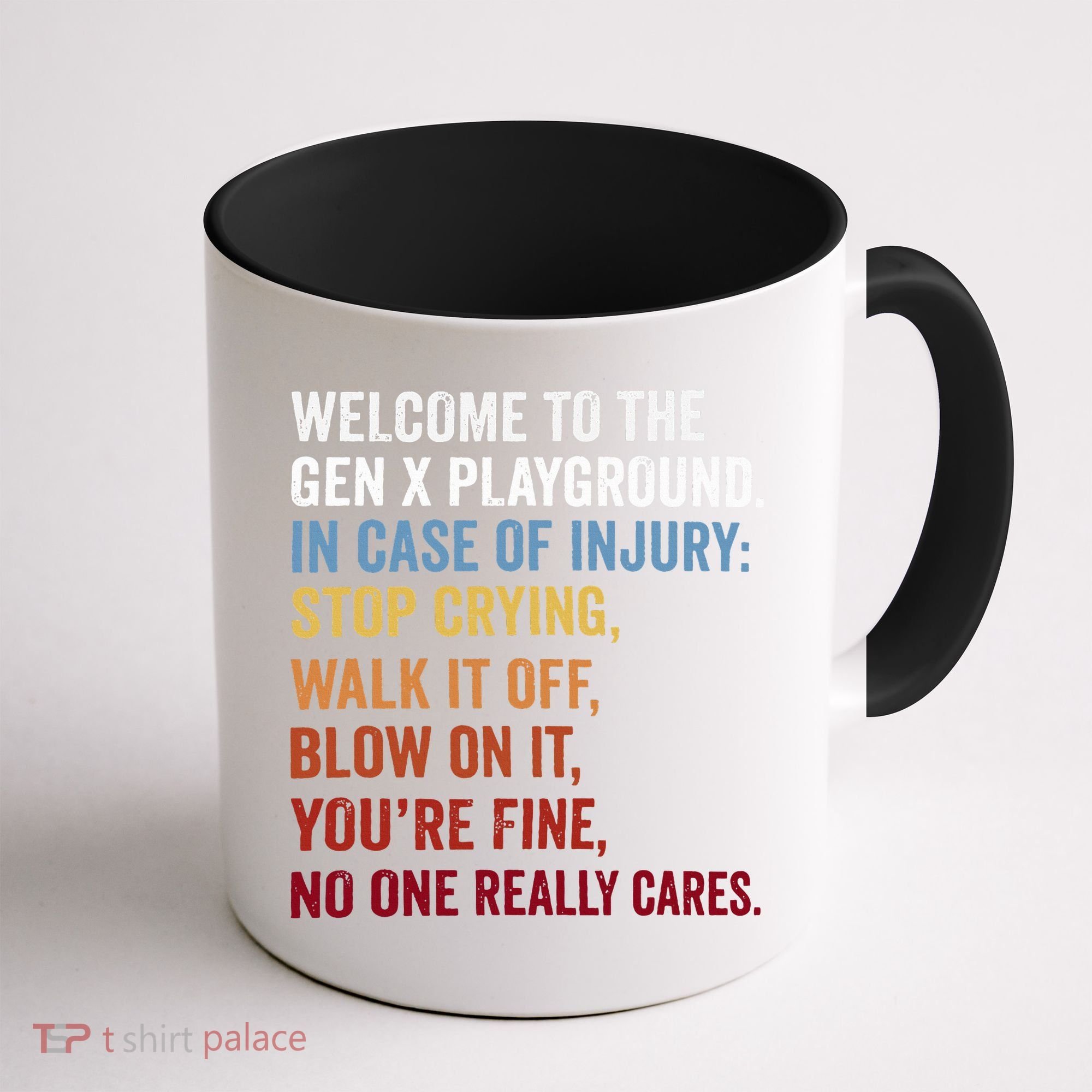 Welcome to the Gen X Playground Generation X 1980 Millennial Coffee Mug