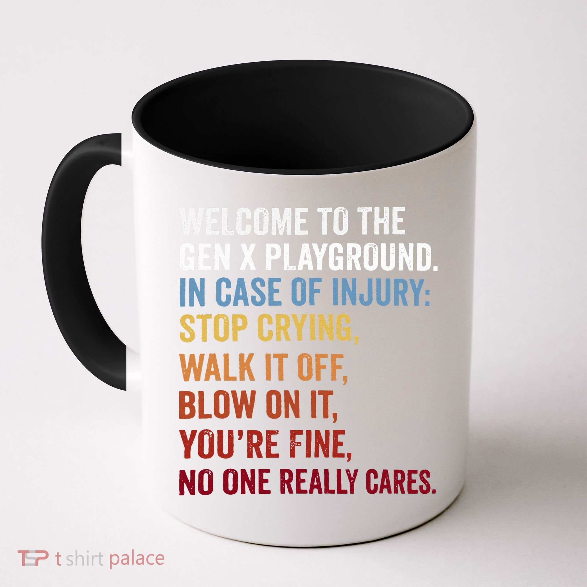 Welcome to the Gen X Playground Generation X 1980 Millennial Coffee Mug