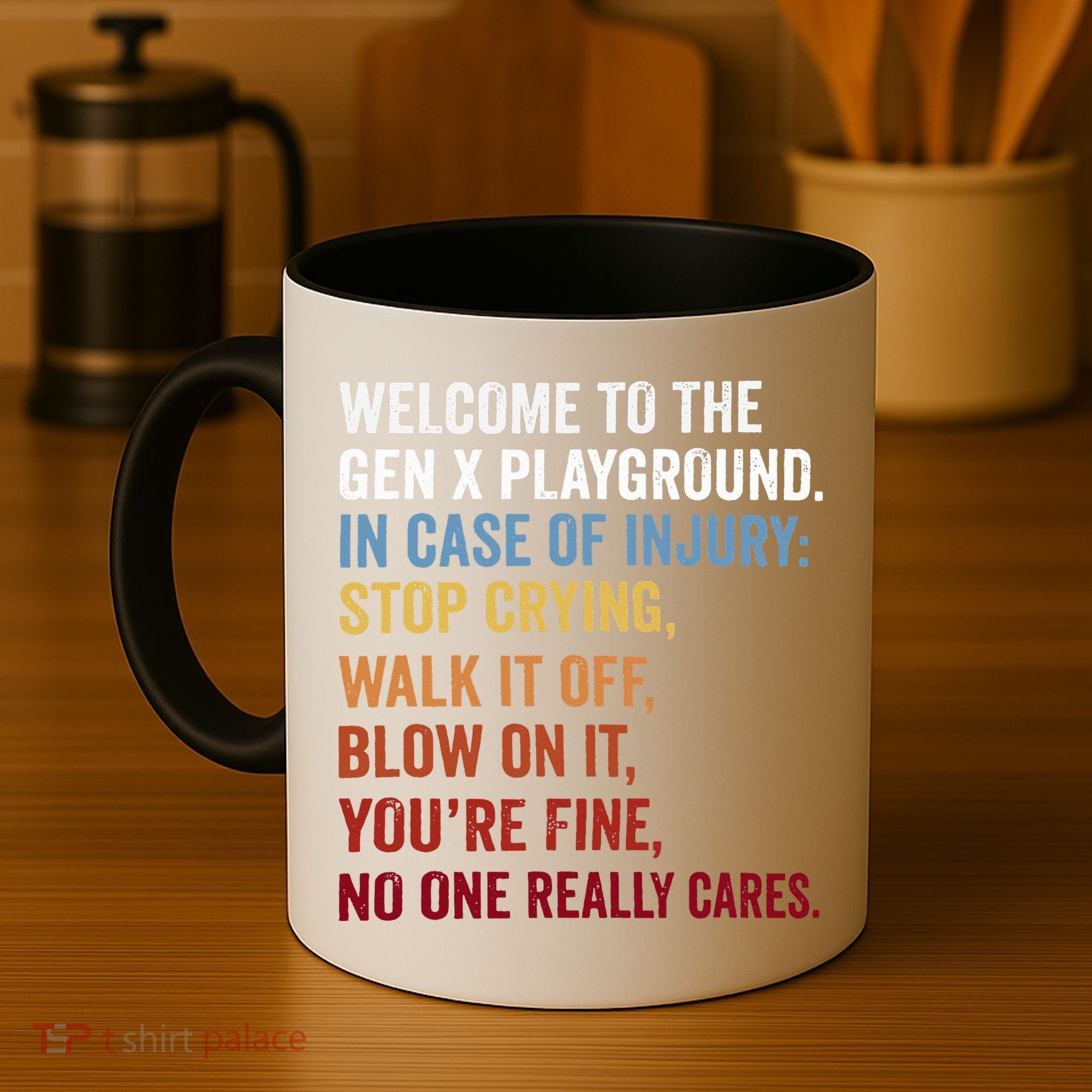 Welcome to the Gen X Playground Generation X 1980 Millennial Coffee Mug