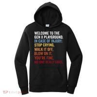 Welcome to the Gen X Playground Generation X 1980 Millennial Women's Hoodie thumb 0