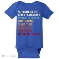 Welcome to the Gen X Playground Generation X 1980 Millennial Baby Bodysuit thumb 0