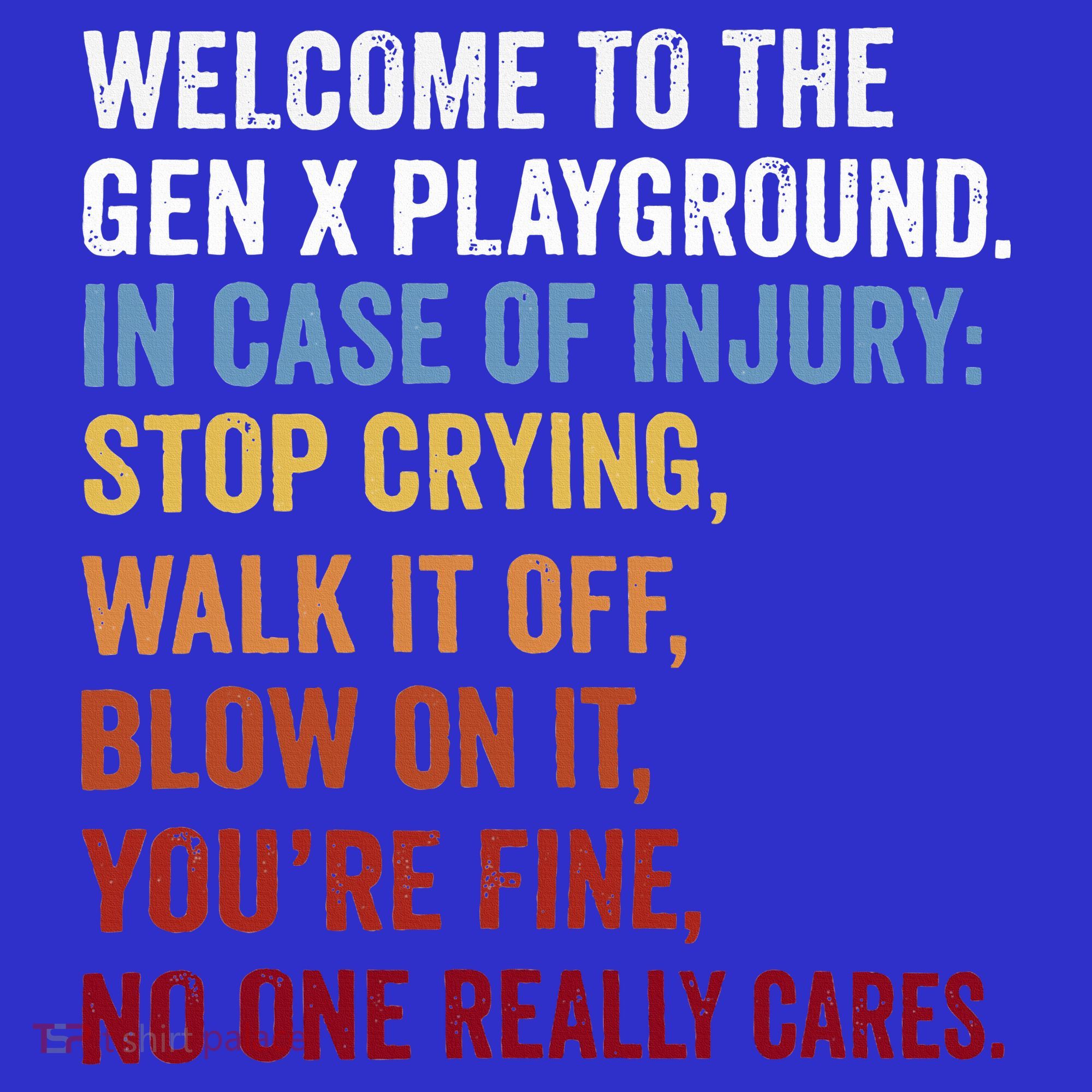 Welcome to the Gen X Playground Generation X 1980 Millennial Baby Bodysuit