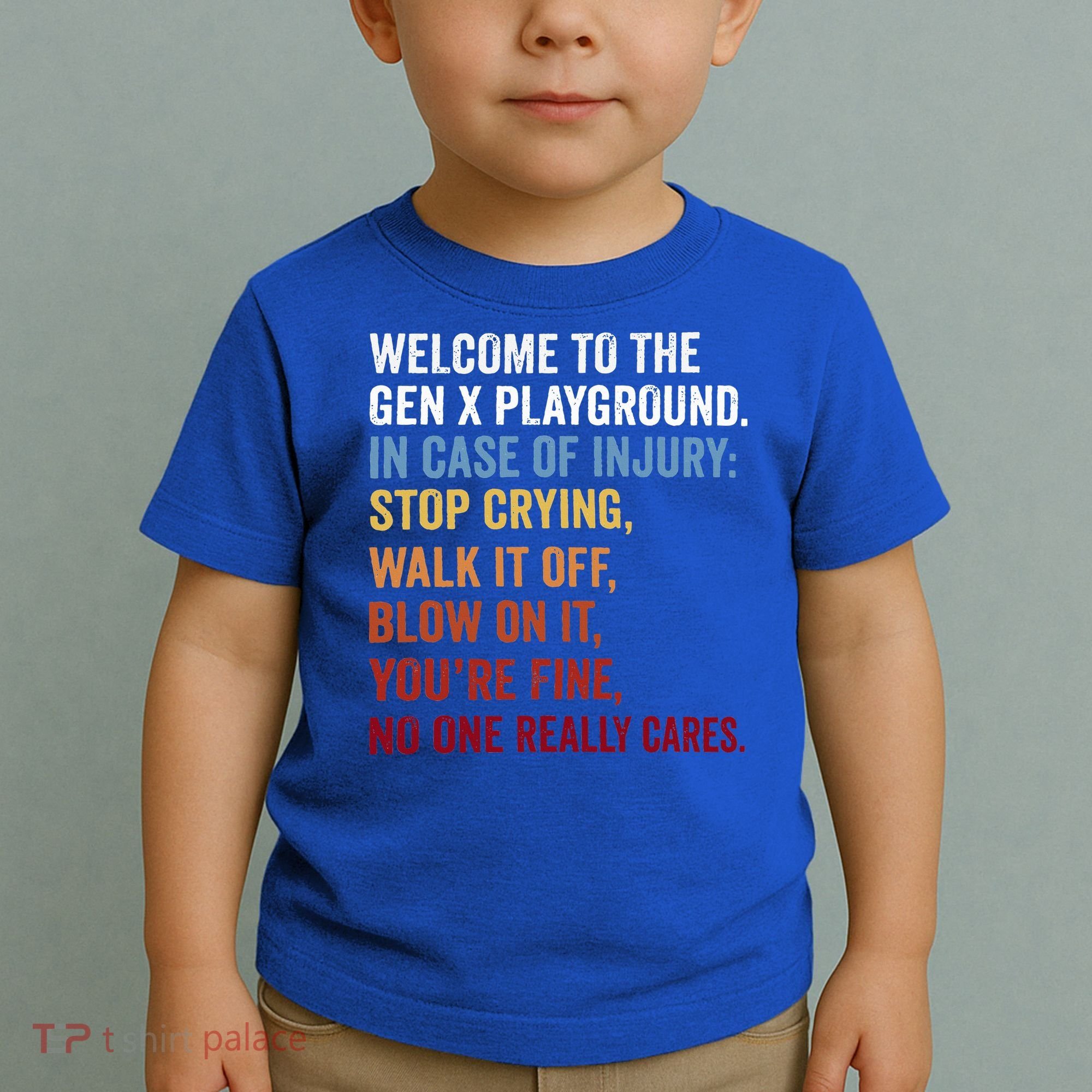 Welcome to the Gen X Playground Generation X 1980 Millennial Toddler T-Shirt