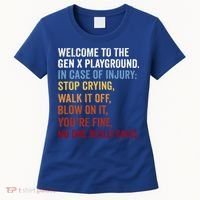 Welcome to the Gen X Playground Generation X 1980 Millennial Women's T-Shirt thumb 0