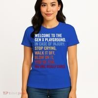Welcome to the Gen X Playground Generation X 1980 Millennial Women's T-Shirt thumb 4