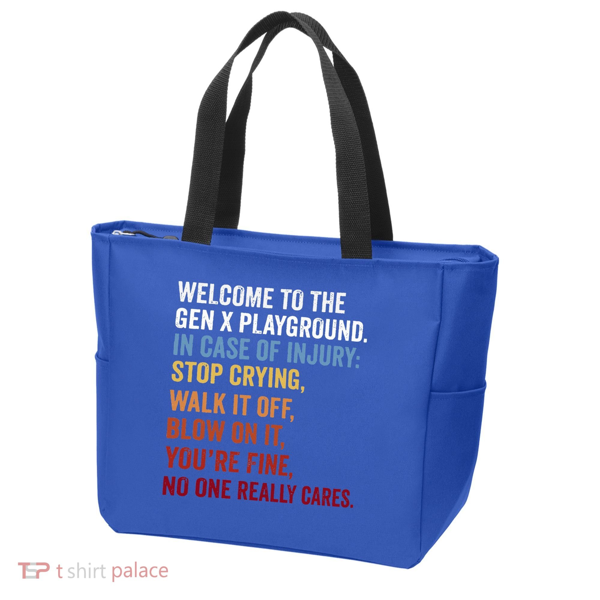 Welcome to the Gen X Playground Generation X 1980 Millennial Tote Bag