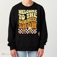 Welcome To The Schnitz Show Oktoberfest Retro Groovy Women's Sweatshirt thumb 0
