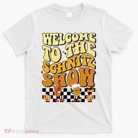 Welcome To The Schnitz Show Oktoberfest Retro Groovy T-Shirt thumb 0