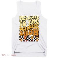 Welcome To The Schnitz Show Oktoberfest Retro Groovy Tank Top thumb 0