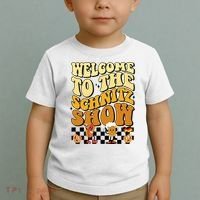 Welcome To The Schnitz Show Oktoberfest Retro Groovy Toddler T-Shirt thumb 2
