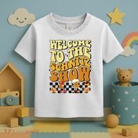 Welcome To The Schnitz Show Oktoberfest Retro Groovy Toddler T-Shirt thumb 3