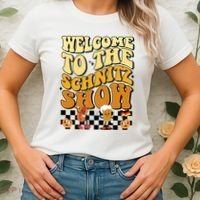 Welcome To The Schnitz Show Oktoberfest Retro Groovy Women's T-Shirt thumb 2