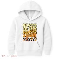 Welcome To The Schnitz Show Oktoberfest Retro Groovy Kids Hoodie thumb 0