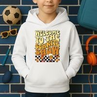 Welcome To The Schnitz Show Oktoberfest Retro Groovy Kids Hoodie thumb 2