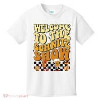 Welcome To The Schnitz Show Oktoberfest Retro Groovy Kids T-Shirt thumb 0