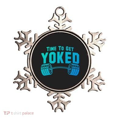 Weightlifting Time To Get Yoked Workout Gym Weight Lifting Meaningful Gift Ornament