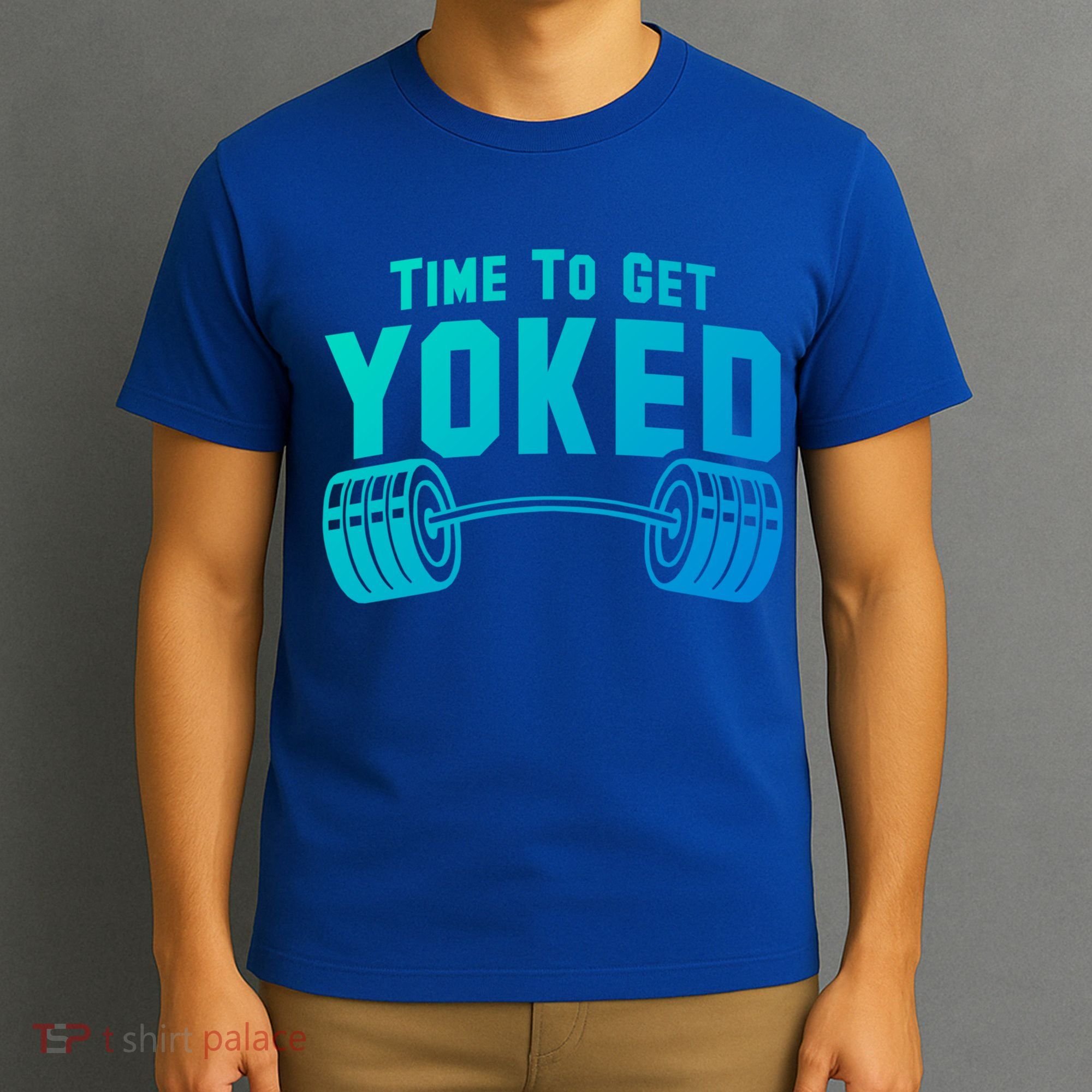 Weightlifting Time To Get Yoked Workout Gym Weight Lifting Meaningful Gift T-Shirt