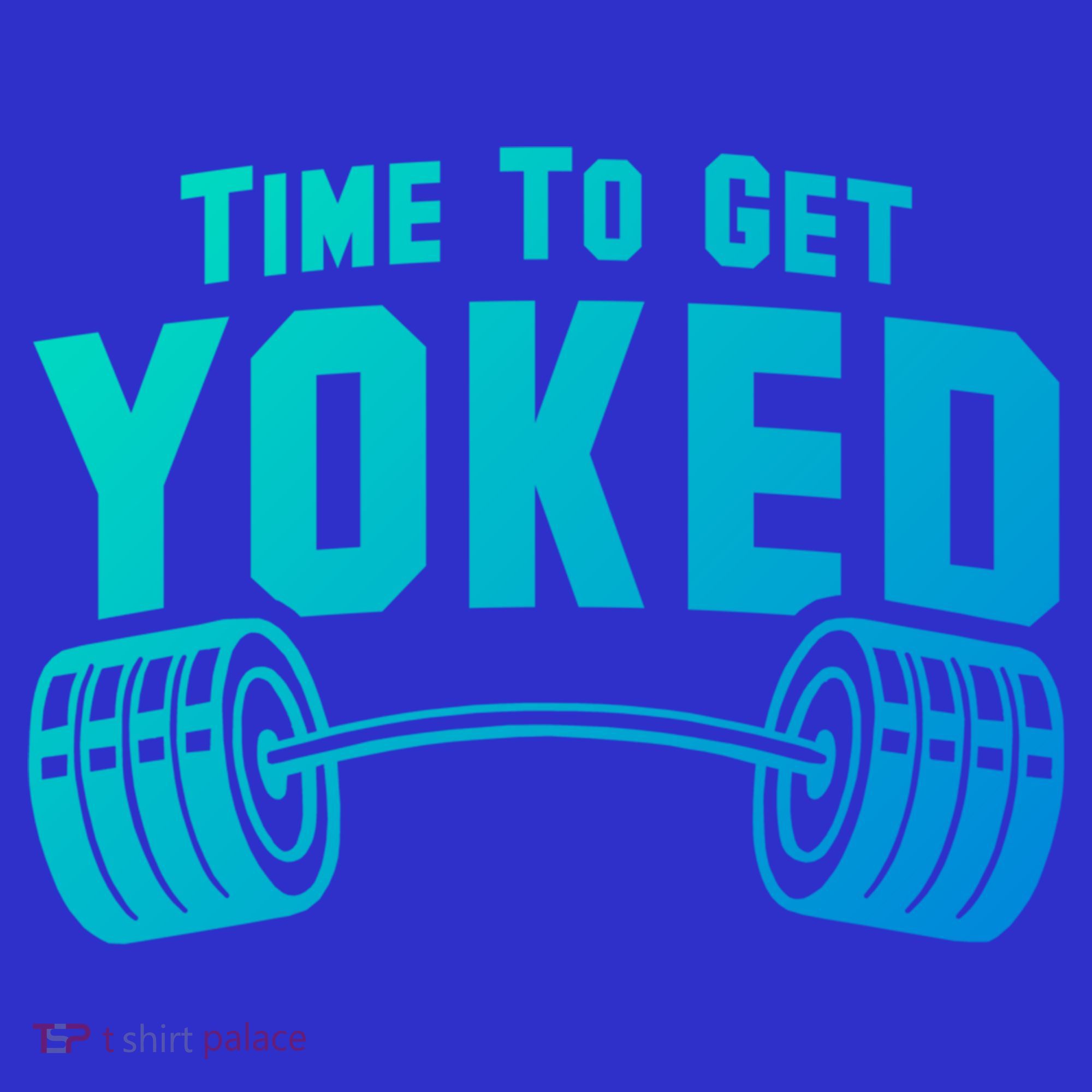 Weightlifting Time To Get Yoked Workout Gym Weight Lifting Meaningful Gift Polo