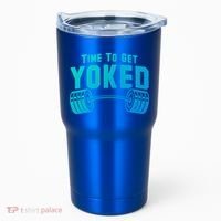 Weightlifting Time To Get Yoked Workout Gym Weight Lifting Meaningful Gift Tumbler thumb 0