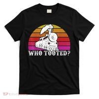 Who Tooted Train Themed Train Collectors T-Shirt thumb 0