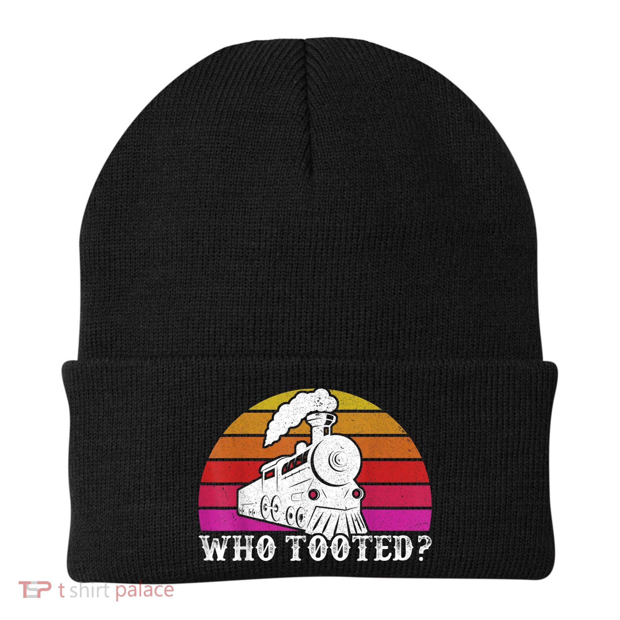 Who Tooted Train Themed Train Collectors Beanie