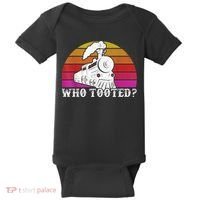 Who Tooted Train Themed Train Collectors Baby Bodysuit thumb 0