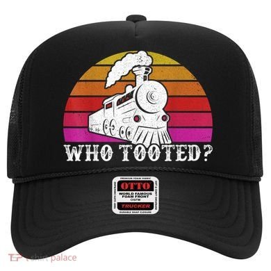 Who Tooted Train Themed Train Collectors Hat