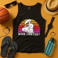 Who Tooted Train Themed Train Collectors Tank Top thumb 4