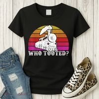 Who Tooted Train Themed Train Collectors Women's T-Shirt thumb 3