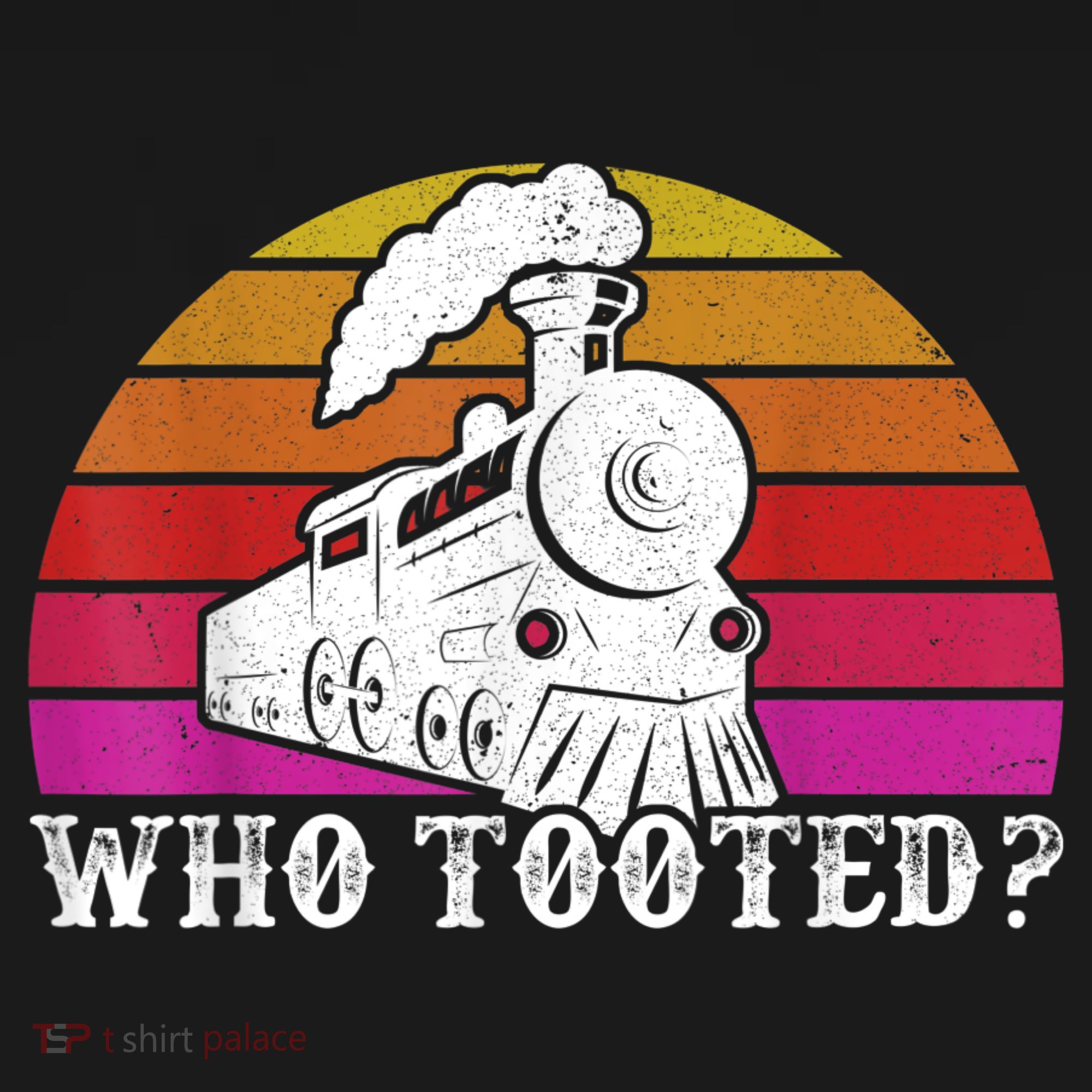 Who Tooted Train Themed Train Collectors Kids Sweatshirt