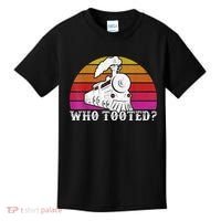 Who Tooted Train Themed Train Collectors Kids T-Shirt thumb 0