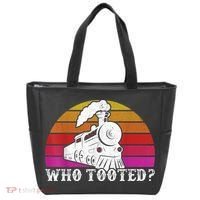 Who Tooted Train Themed Train Collectors Tote Bag thumb 0