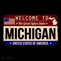 Welcome To The Great Lakes State USA License Plate Michigan Coffee Mug thumb 5