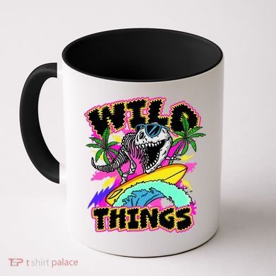 Wild Things T Rex Surfing Coffee Mug