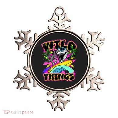 Wild Things T Rex Surfing Ornament