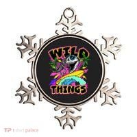 Wild Things T Rex Surfing Ornament thumb 0
