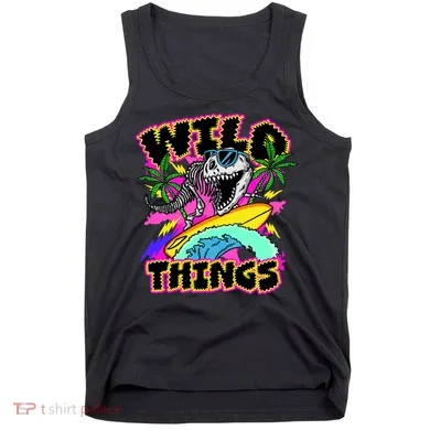 Wild Things T Rex Surfing Tank Top