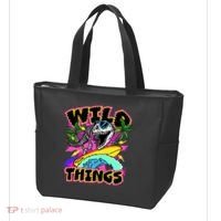 Wild Things T Rex Surfing Tote Bag thumb 3
