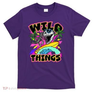 Wild Things T Rex Surfing T-Shirt