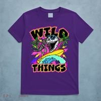 Wild Things T Rex Surfing T-Shirt thumb 5