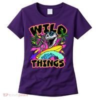 Wild Things T Rex Surfing Women's T-Shirt thumb 0