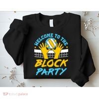 Welcome To The Block Party Volleyball Sweatshirt thumb 2
