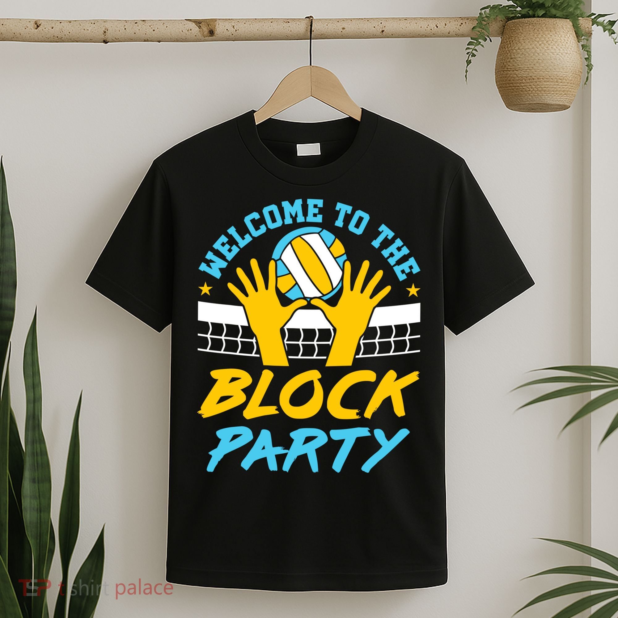 Welcome To The Block Party Volleyball T-Shirt