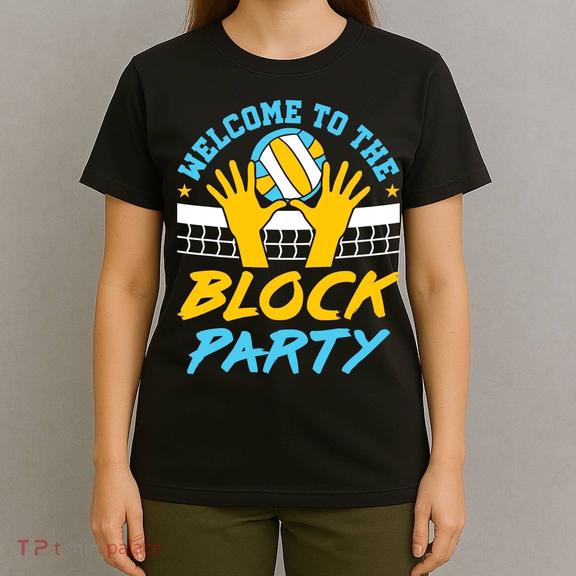 Welcome To The Block Party Volleyball T-Shirt