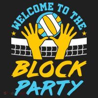 Welcome To The Block Party Volleyball Beanie thumb 2