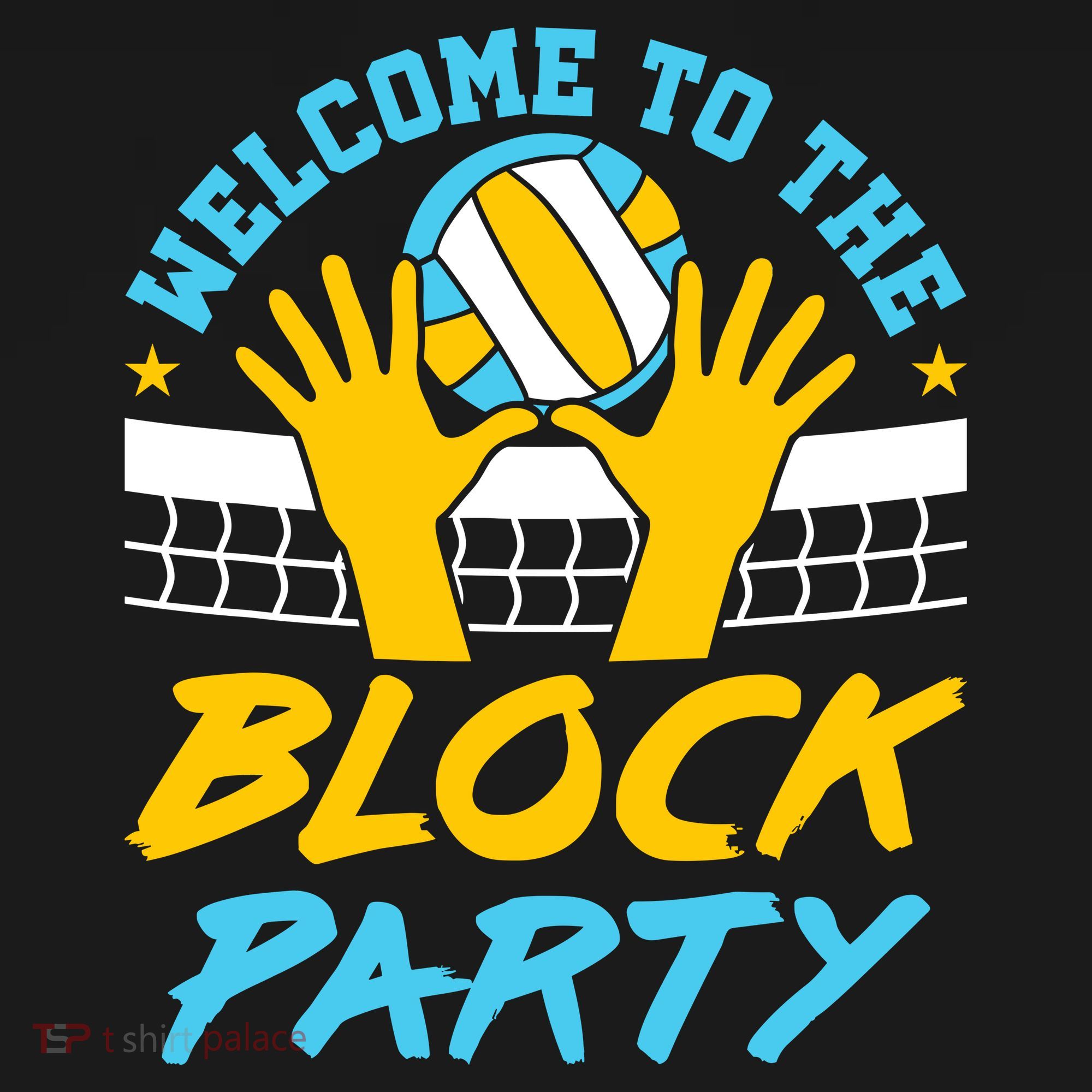 Welcome To The Block Party Volleyball Women's Hoodie